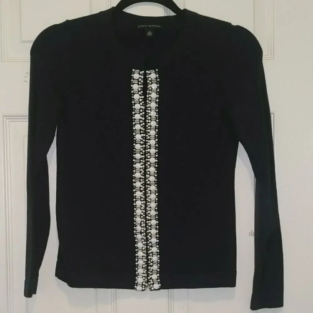 Banana republic Navy cardigan Sz XS